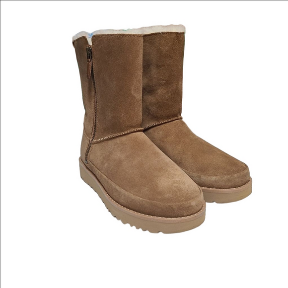 UGG Shoes - Women's UGG Classic Zip Winter Boots US 6 Brown Cream